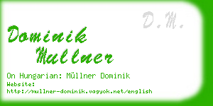 dominik mullner business card